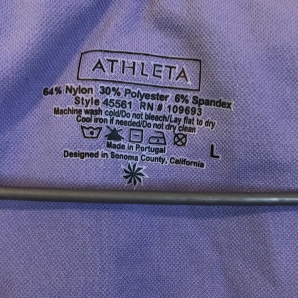 Athleta Sports Tank Purple Sz L Excellent Condition! - Picture 2 of 4